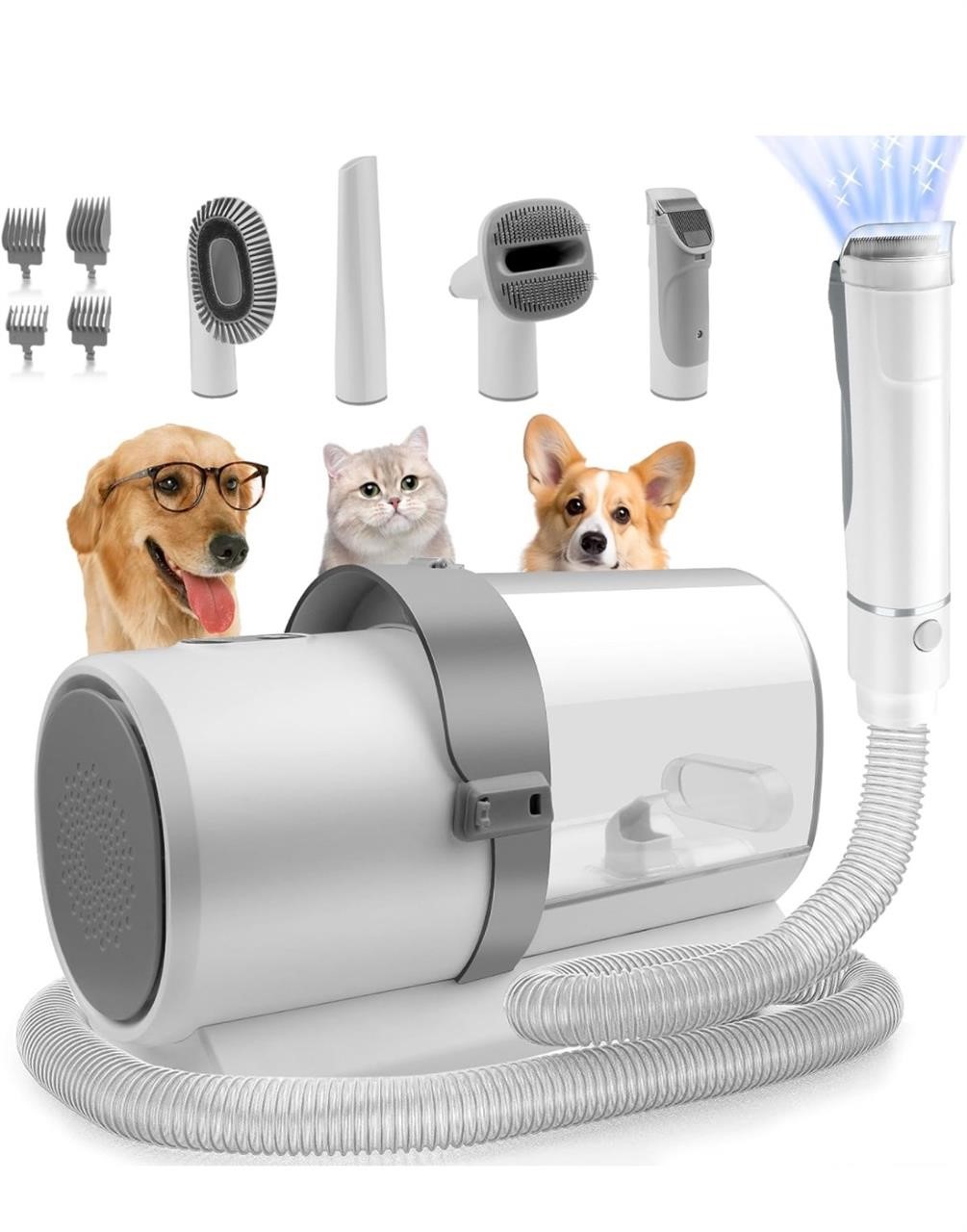 Dog Grooming Kit, 5 in 1 Pet Grooming Vacuum