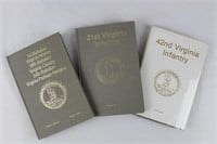 1983-96 1st Ed. VA Regimental History Books (3)
