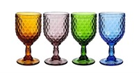 WHOLE HOUSEWARES Vintage Style Water Goblets 4