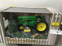 Ertl JD model 70 restoration tractor & accessories