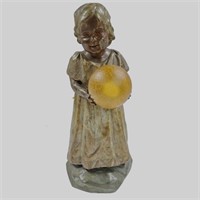 Mid-20th Century Figural Globe Lamp