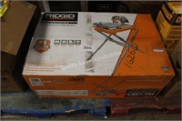 ridgid 7” wet tile saw with stand