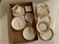 Small Floral Plates