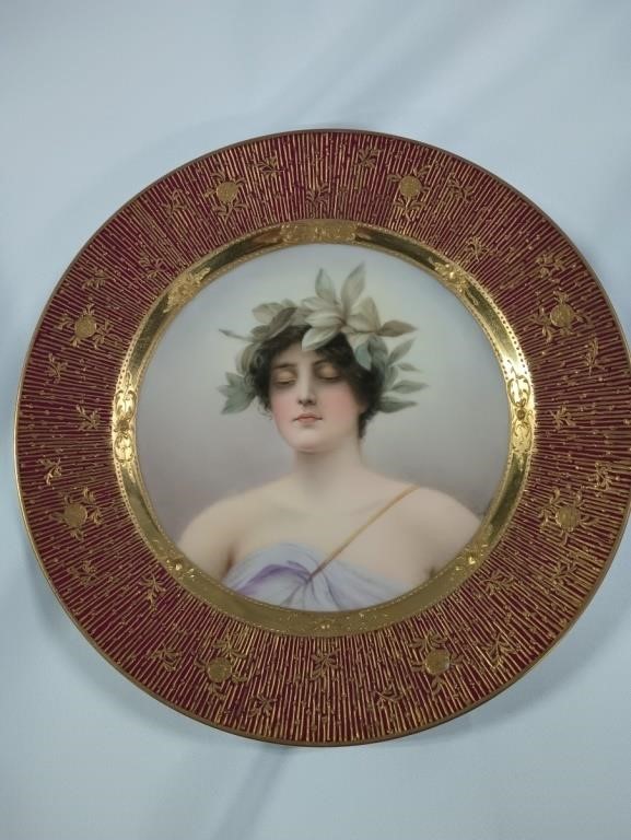 Royal Vienna Porcelain Portrait Plate