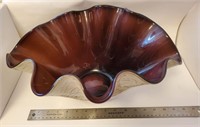 HUGE 16" WIDE MIDCENTURY MODERN CONSOLE  BOWL