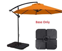 Patio Umbrella Stand Base in Black - Qisebin