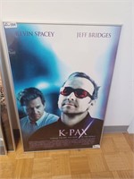 Framed Movie Poster for K-Pax  27 X 40" Approx