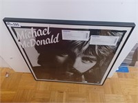 Framed Michael McDonald poster and tickets Aug. 18