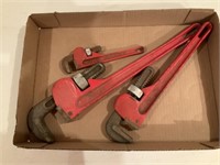 Fuller Pipe Wrenches, 8", 14", 18"