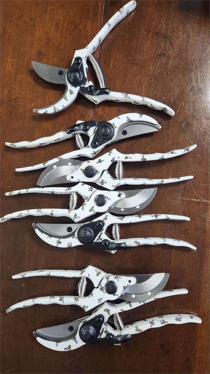 7pc Garden Pruning Shears Lot 2