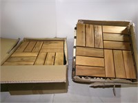 20 Sq Feet Wood Slat Flooring