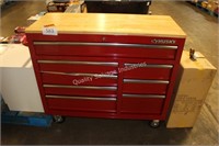 rolling work/tool cabinet with power
