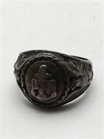 Sterling Silver Navy Ring