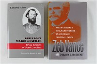 Zeb Vance & Bryan Grimes Civil War Biographies (2)