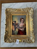 Limoge Porcelain Reproduction Murillo Picture 14"