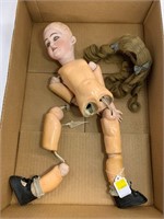 Germany Bisque Head Doll & Composition Body