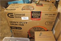 24” heavy duty drum fan