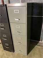 4 Drawer COLE Metal Filing Cabinet-Green/letter