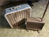 20" Box Fan and Electric Space Heater