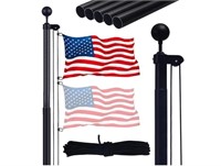 Seeksee 20ft Sectional Flag Pole Kit