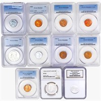 2006-1943 [11] US Varied Coinage NGC/PCGS PR/MS