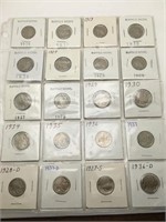 Group Of 20 Buffalo Nickels