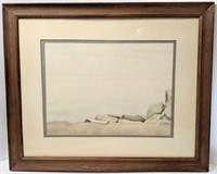 "Tranquility" Framed Watercolour Painting