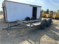 2 Axle Equipment Trailer NO TITLE OFF ROAD ONLY