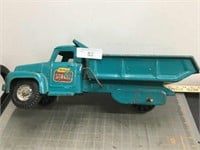 Buddy L Sit-N-Ride dump truck, missing wheel