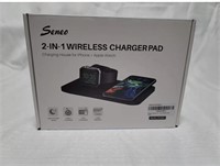 New Seneo 2-IN-1 Wireless Charge Pad For iPhone +