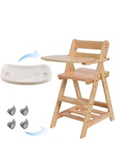 New Muchuan Wooden Highchairs Adjustable