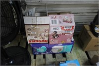 3- boxes asst diapers asst size