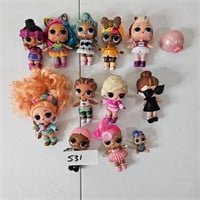 LOL Mini Dolls Lot W/ Accessories