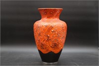 Large Mid-Century German Textured Vase