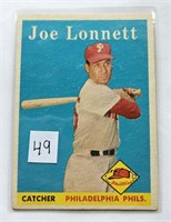 1958 Topps Joe Lonnett 64