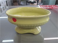 Vintage Yellow Pottery Planter