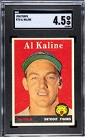 1958 Topps Al Kaline 70 Grade 4.5