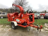 1994 MORBARK TORNADO MODEL 13 DRUM CHIPPER 80HP PE