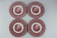 4 Royal Staff. Jenny Lind 1795 Red Transfer Plates