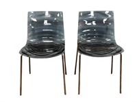 Pair of Calligaris L'Eau Italian Chairs