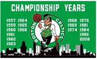 Boston Celtics 3x5 Championship Flag NEW