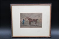 Framed 1794 "Bennington" Color Lithograph/Etching