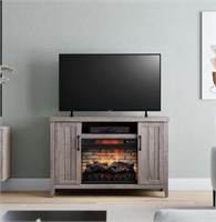 STYLE SELECTIONS 48 IN W IRON OAK FIREPLACE $249