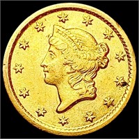 1853-O Rare Gold Dollar CHOICE AU