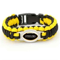 Pittsburgh Steelers Parachute Chord Bracelet NEW