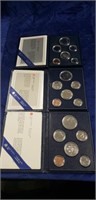 (3) Canadian Coin Sets