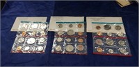 (3) U.S. Uncirculated Coin Sets (1970, 1971 &