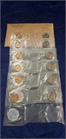(7) 1961 U.S. Mint Coin Sets (Not Complete)