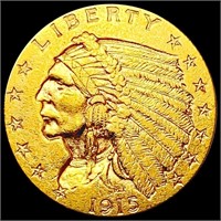 1915 $2.50 Gold Quarter Eagle CLOSELY