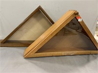 (2) Folded Flag Display Boxes